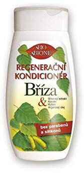 Bione Balsamo rigenerante per capelli 100% biologico e vegano, con estratti di betulla, cheratina, caffeina, olio di argan, senza oli minerali, SLS/SLES, silici, 260 ml