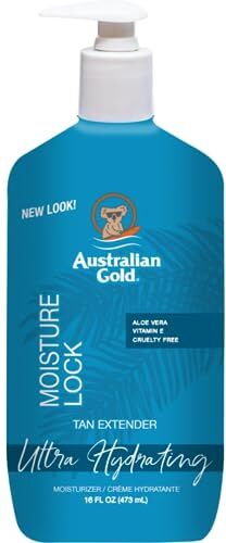 Australian Gold Moisture Lock Prolungatore abbronzatura, 473 ml con pompa dosatrice (confezione 2)