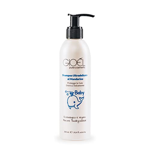 Pure Shampoo Ultradelicato al Mandarino per Cute Sensibile Eco-biologico, Vegano, 250ml