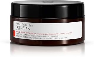 Collistar Attivi Puri Hair Maschera Vitamina C, Illuminante Rivitalizzante, per Capelli Colorati o Spenti, 200 ml