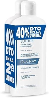 Ducray ELUCION champú reequilibrante anticaspa duo 2 x 400 ml