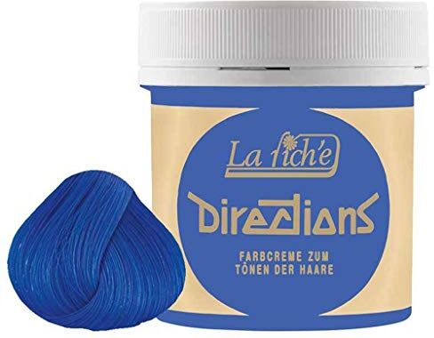 La Riche 8 x  Directions Semi-Permanent Hair Color 88ml Tubs ATLANTIC BLUE