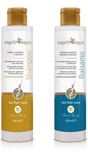 Esprit Equo Trattamento BIO capelli colorati e trattati SHAMPOO + BALSAMO CREMA Nutriente e Ristrutturante