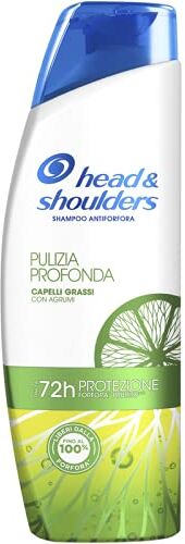 Head 157526 Shampoo Antiforfora Pulizia Profonda Capelli Grassi con Agrumi, 250 ml