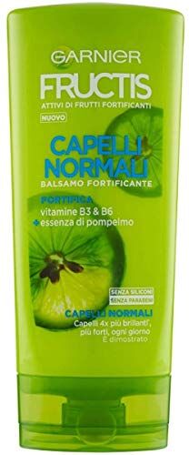 Garnier Balsamo Fructis Capelli Normali, Concentrato Attivo di Frutti, Capelli Forti e ottimi, 200 ml