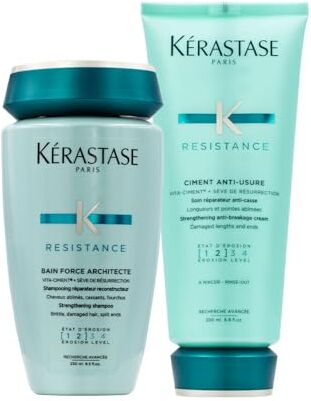 KÉRASTASE Kerastase Résistance Bain Force Architecte 250ml Ciment Anti-Usure 200ml