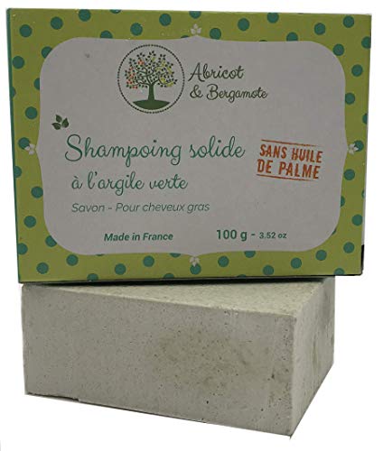 Eco-conseils Shampoo solido con argilla verde Zero rifiuti in bagno