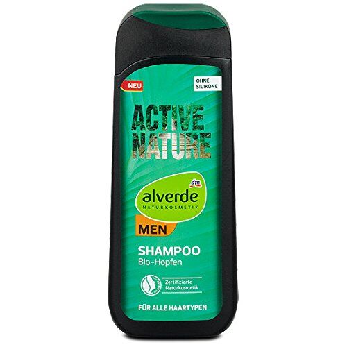 Alverde Men – Shampoo da uomo, tutti i tipi di capelli, 200 ml