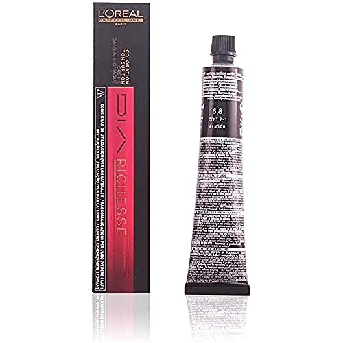 L'Oreal L'Oréal Dia Richesse Colore Professionale per Capelli, 6.8 Moka Caramello, 50 ml