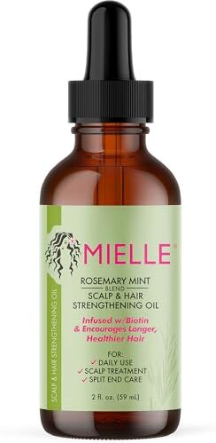 Mielle Organics Mielle Olio lisciante e rinforzante per capelli, al rosmarino e menta, 59 ml