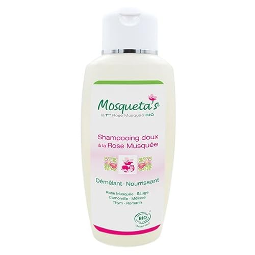 Mosqueta's Shampoo rigeneratore per capelli danneggiati con olio di rosa canina del Cile biologico