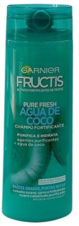 Garnier FRUCTIS PURE FRESH agua coco fortificante champú 300 ml