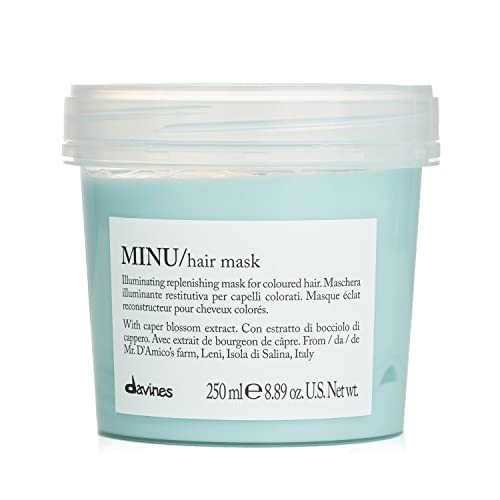Davines MINU Hair Mask 250ml Maschera illuminante e restitutiva per capelli colorati New Pack 2022