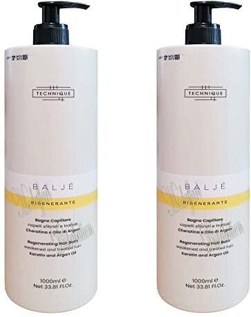 GENERICO SHAMPOO BALJE Rigenerante 1000 ML TECHNIQUE 2 PEZZI