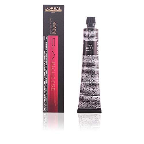 L'ORÉAL Dia Richesse Colore Professionale per Capelli, 5.35 Castano Dorato Marrone Castagna, 50 ml