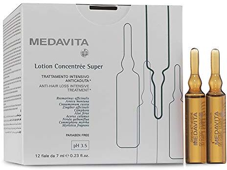 Medavita , Lotion Concentrée, Trattamento Intensivo Anticaduta Super, pH 3.5, 12 fl x 7ml