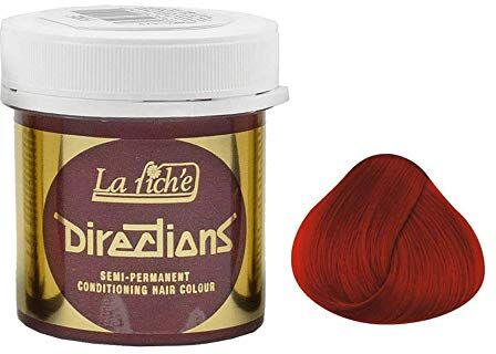 La Riche 8 x  Directions Semi-Permanent Hair Color 88ml Tubs FLAME