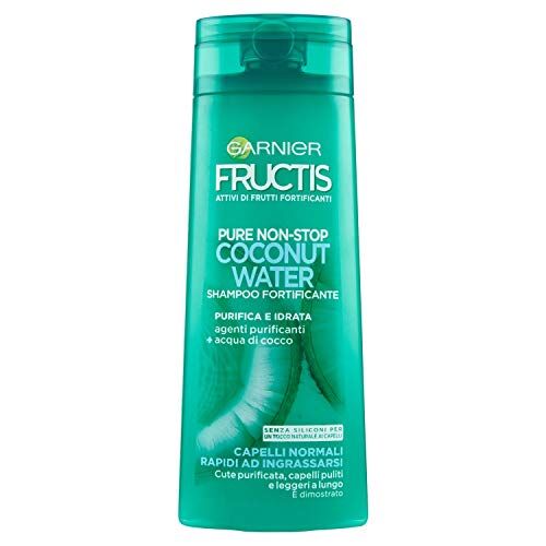 Garnier Fresh Shampoo Fortificante, Capelli Normali, Rapidi ad Ingrassarsi, 250ml