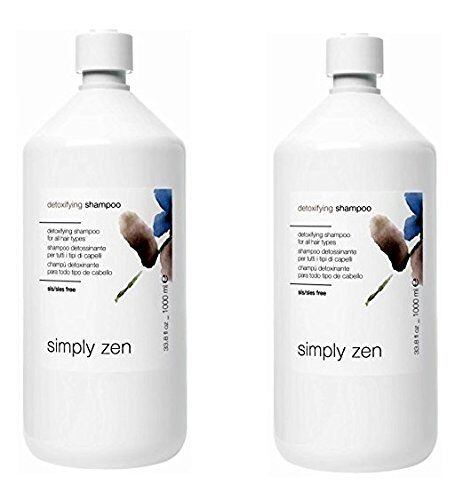 Simply detoxifying shampoo DUO PACK 2 x 1000 ml shampoo detossinante per tutti i tipi di capelli 2000ml PROMOZIONE SPEDIZIONE GRATUITA
