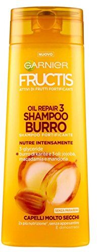 Garnier Fructis Oil Repair 3 Shampoo Burro per Capelli Molto Secchi, 250 ml, confezione 3 pz