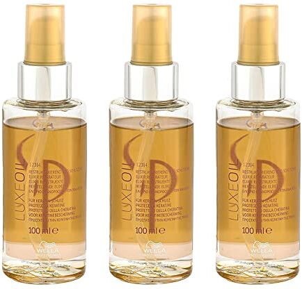 Wella Luxe Oil, Set da 3, Olio rigenerante per capelli, 100 ml