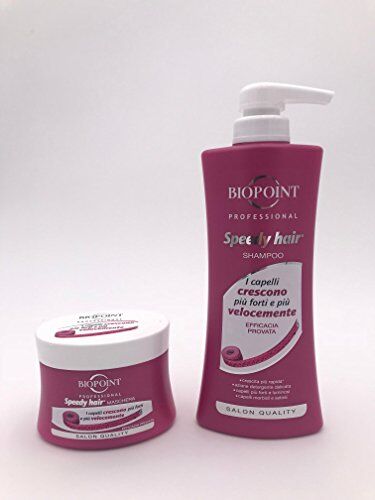 BIOPOINT KIT CAPELLI  SPEEDY HAIR SHAMPOO 400ML + MASCHERA 250ML CRESCITA RAPIDA