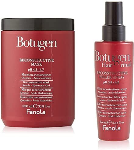 FANOLA Botugen Ricostruzione Botolife Mask Maschera Capelli 1000 Ml & Botolife Filler Spray 150Ml