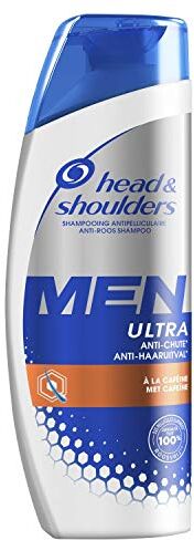 Head , Men Ultra Anti-caduta Shampoo Antiforfora Formula Tonificante alla Caffeina per Capelli Più Forti, 250 ml