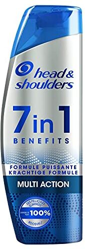 Head & Shoulders Multi Action Shampoo Antiforfora, 7 in 1 Benefici, Formula Antiforfora Potente 400 ml