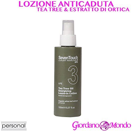 Seven LOZIONE ENERGIZZANTE ANTICADUTA PER CAPELLI AL TEA TREE ED ESTRATTO DI ORTICA 150 ml PERSONAL PROFESSIONALE PER PARRUCCHIERE