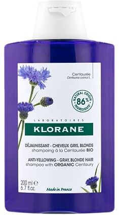 Klorane Déjaunissant Shampoing À La Centaurée 200 Ml