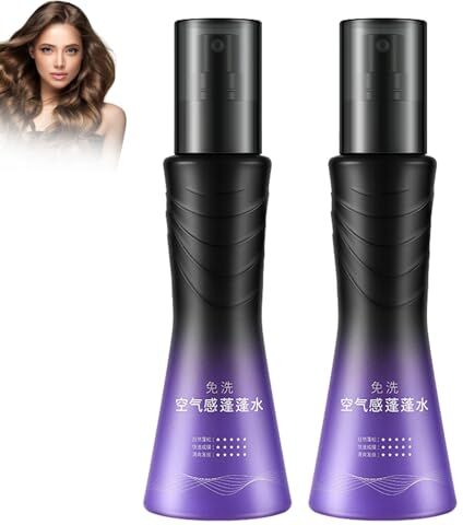 Generic 100 ML Leave in Refreshing Voluminous Non Sticky Spray for Hair Care, Fluffy Breathable Hair Spray, Leave-in Airy Pomade Spray, Volume and Long-Lasting (2PCS)