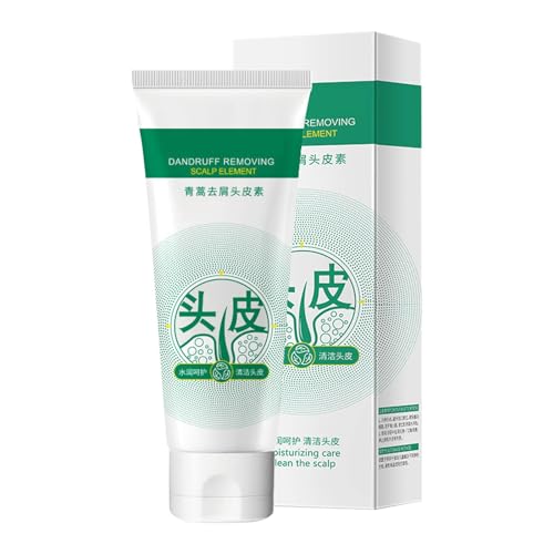 Generic Balsamo anti-forfora, anti-forfora, shampoo anti-prurito, per la cura del cuoio capelluto, controllo dell'olio, anti-forfora, rinfrescante A WhU568 (verde, taglia unica)