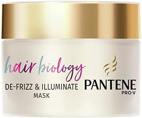 Pantene Hair Biology Maschera per capelli secchi, crespi e colorati, anticorrosione e balsamo profondo, 160 ml