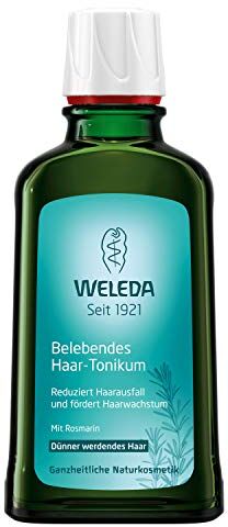 WELEDA Lozione Capelli Rivitalizzante, con estratti vegetali per stimolare il cuoio capelluto favorire la naturale crescita del capello, per capelli sani e forti (1X100ml)