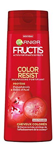Garnier Fructis Shampoo Fortificante color Resist 250 ml – [Confezione da 4]
