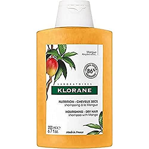 Klorane Shampoo al Burro di Mango, 200 ml