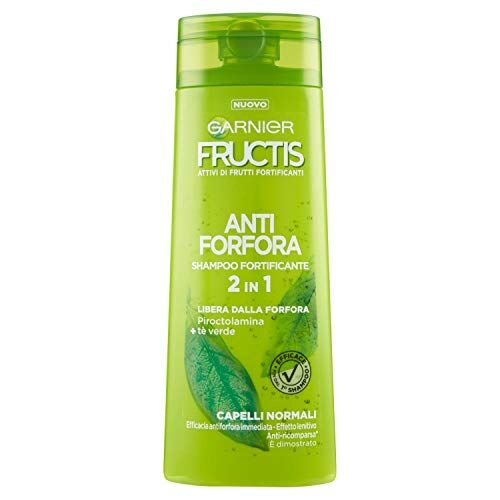 Garnier Fructis Antiforfora 2in1 Shampoo per Capelli Normali, 250 ml