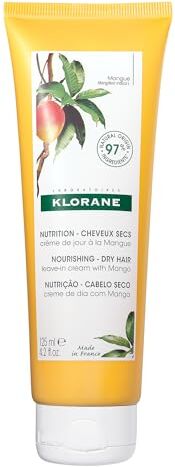 Klorane Maschera Capelli Senza Risciacquo al Mango, 125 ml