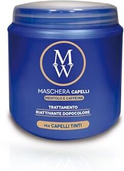 Generic Maschera Trattamento Riattivante Dopo colore Mentolo e Caffeina My Way 1000 ML Per capelli Tinti colorati