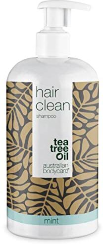 Australian Bodycare Hair Clean 500ml   Shampoo capelli secchi antiforfora e antiprurito al Tea Tree Oil e menta   Cura quotidiana del cuoio capelluto contro psoriasi, eczema, brufoli, neurodermite