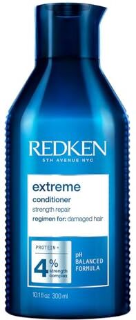 Redken Balsamo professionale Extreme, Trattamento fortificante per capelli danneggiati, 300 ml