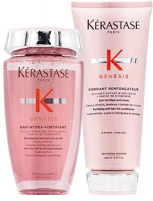 KERASTASE Kérastase, duo shampoo fortificante anticaduta Genesis Bain Hydra-Fortifiant 250 ml e balsamo forti