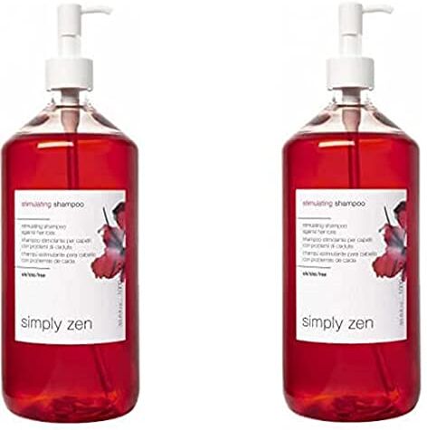 Simply stimulating shampoo DUO PACK 2 x 1000 ml shampoo stimolante per capelli con problemi di caduta 2000ml PROMOZIONE SPEDIZIONE GRATUITA