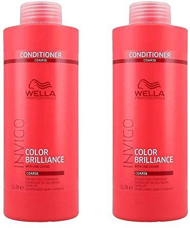 Wella Invigo Color Brilliance Vibrant Color Conditioner Coarse 2 confezioni da 1000 ml