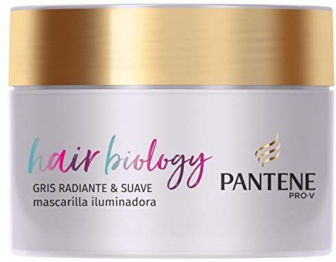 Pantene Pro-V Hair Biology Maschera per Capelli Grigia Radiante e Liscia 160 ml