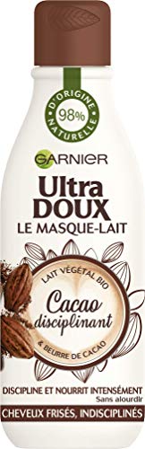 Garnier Ultra Dolce Maschera Latte Cacao Disciplinante 98% di origine naturale 250 ml