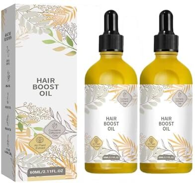 Generic Veganic Natural Hair Growth Oil, Natural Hair Growth Oil, Veganic Hair Growth Oil, Veganic Hair Oil, Hair Oil for Dry Damaged Hair for Women and Men (2pc)