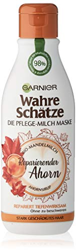 Garnier Wahre Schätze, maschera per il latte riparante, in acero (1 x 250 ml)