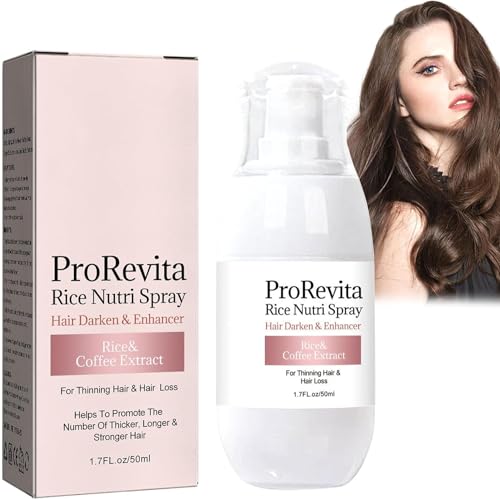 Generic Spray aiutante per capelli diradati, spray acqua di riso, spray aiutante per la crescita dei capelli, spray naturale per ispessimento dei capelli, ripristina la ricrescita dei capelli (1PCS)